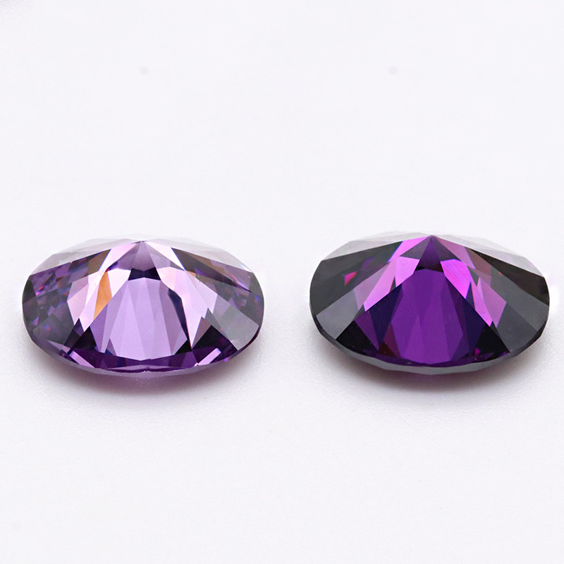 Dark Purplr 5A Zircone di alta qualità VVS Cubic Zirconia