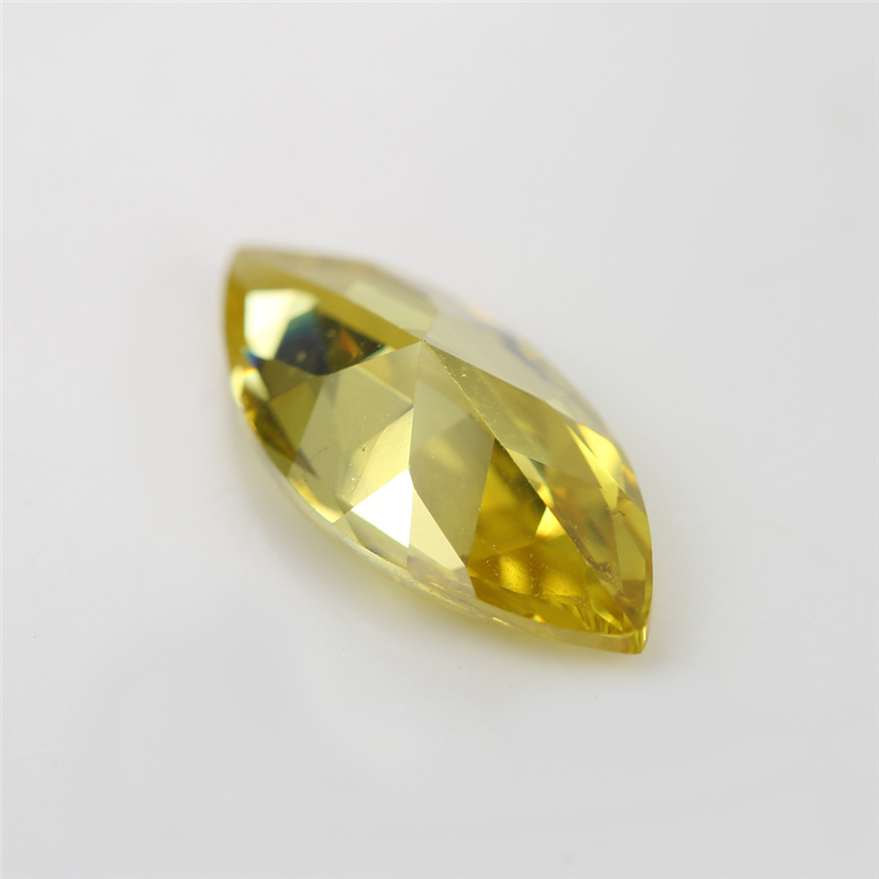 5A Custom Yellow Produttore all'ingrosso Marchese Cubic Zirconia per gioielli