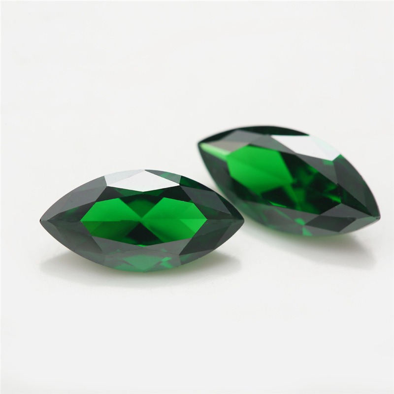 5A Custom Green Produttore all'ingrosso Marchese Cubic Zirconia per gioielli