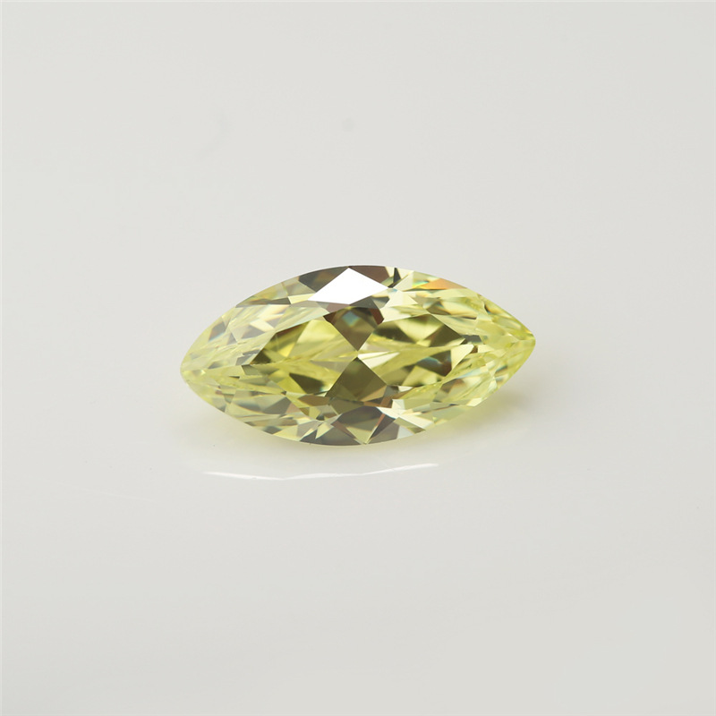 5A Custom Light Olive Produttore all'ingrosso Marchese Cubic Zirconia per gioielli